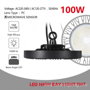 100W LED HighBay Lighting with PC Len